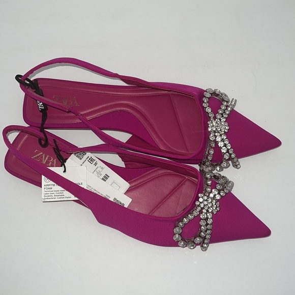 embellished sandals zara